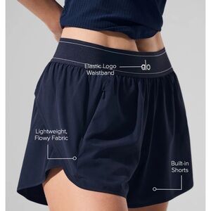 ALO Yoga Women's Dark Blue Athletic Shorts